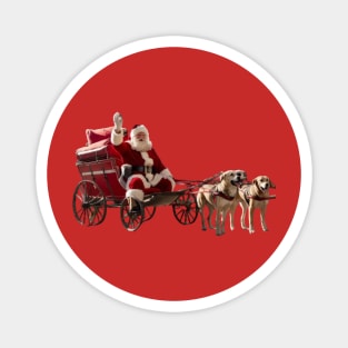 Santa Claus dog christmas Magnet